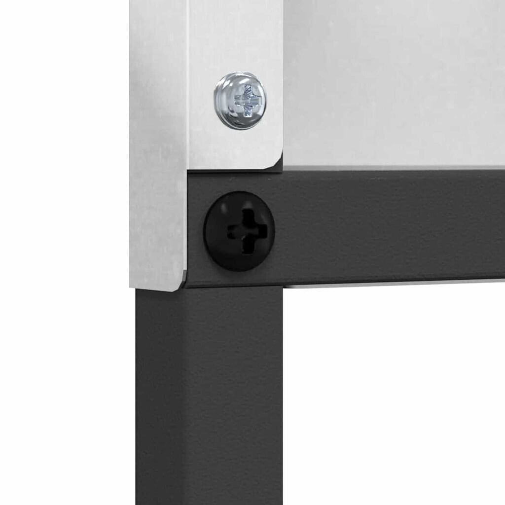 vidaXL Οθόνη Ιδιωτικότητας Κήπου Ασημί 50 x 140 εκ Ανοξείδωτο ατσάλι