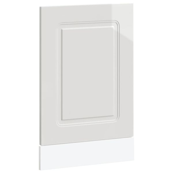 vidaXL Πίνακας πλυντηρίου πιάτων "Kalmar" High Gloss White 45x1,5x67cm