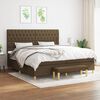 vidaXL &Kappa;&rho;&epsilon;&beta;ά&tau;&iota; Boxspring &mu;&epsilon; &Sigma;&tau;&rho;ώ&mu;&alpha; &Sigma;&kappa;&omicron;ύ&rho;&omicron; &Kappa;&alpha;&phi;έ 200x200 &epsilon;&kappa;. &Upsilon;&phi;&alpha;&sigma;&mu;ά&tau;&iota;&nu;&omicron;