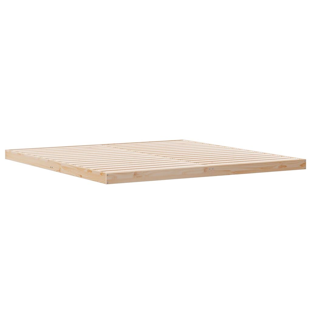 vidaXL Κρεβάτι 160x210 εκ Μασίφ Ξύλο Πεύκου
