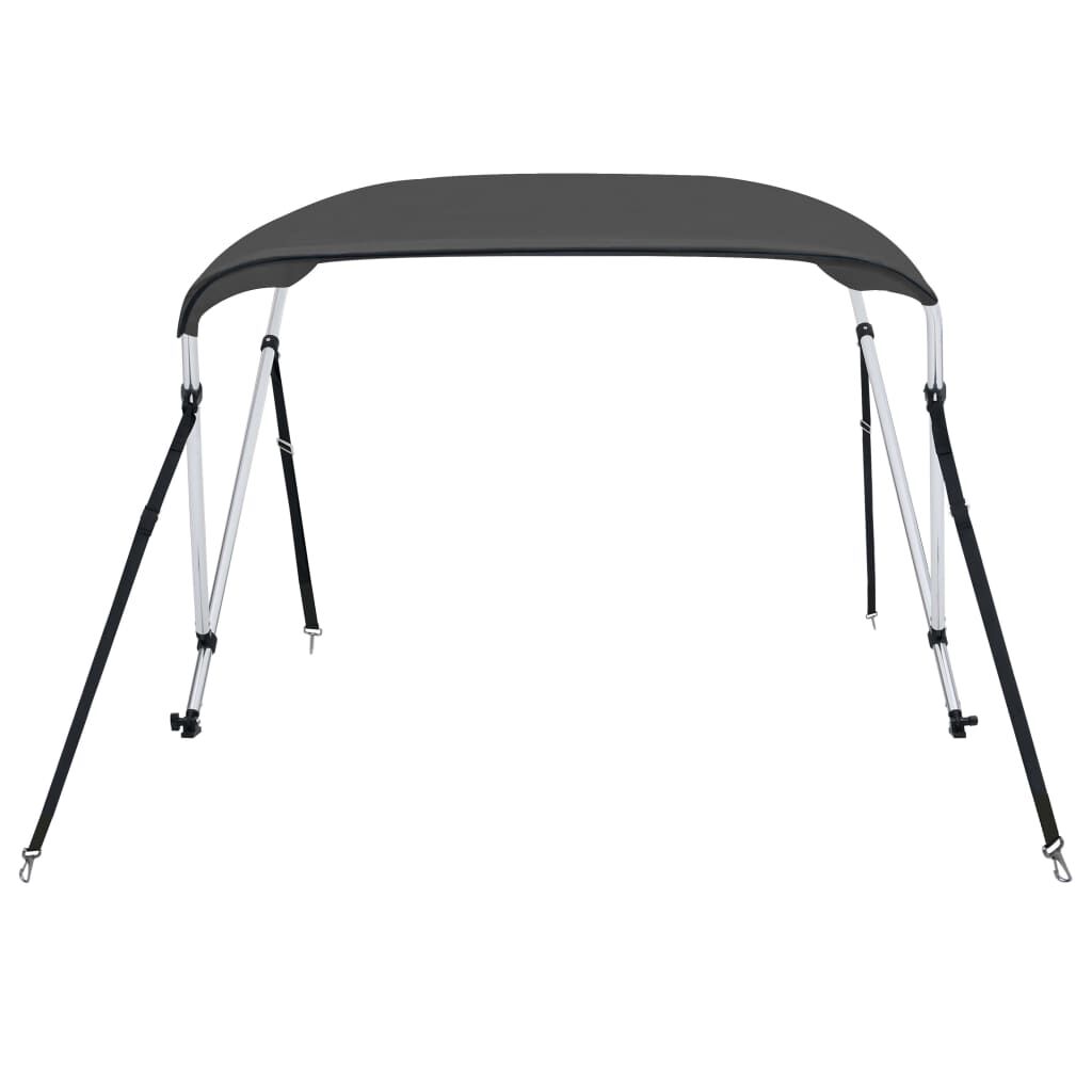 vidaXL Τέντα Σκάφους με 2 Αψίδες Ανθρακί 180x150x110 εκ.