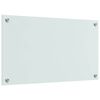 vidaXL Πίσω Πάνελ Κουζίνας 2 pcs Λευκό 70 x 40 cm σκληρυμένο γυαλί