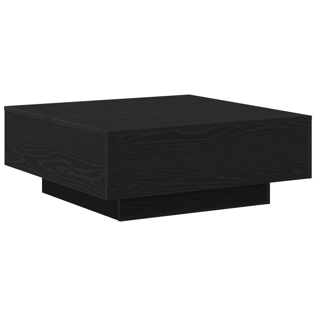 vidaXL Καφέ Τραπέζι Μαύρου Δρυς 80x80x31 εκ Φτιαγμένο από ξύλο