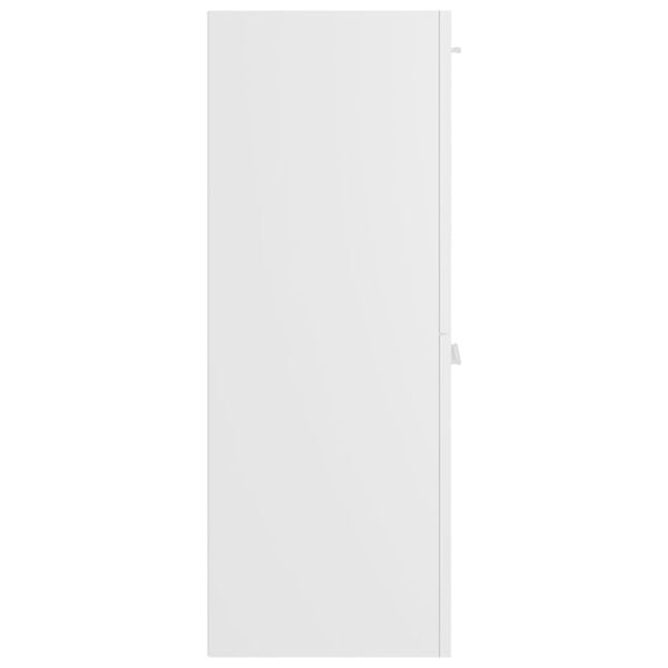 vidaXL Ντουλάπι Μπάνιου Λευκό 30 x 30 x 80 εκ. από Επεξ. Ξύλο