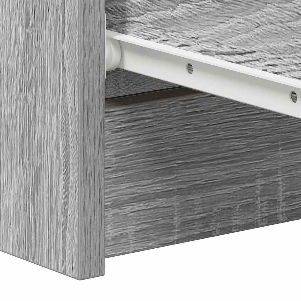 vidaXL Συρταριέρα Γκρι Sonoma 60x35x98,5 εκ. από Επεξεργασμένο Ξύλο