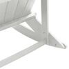 vidaXL Καθιστική Καρέκλα Ροκ Adirondack Λευκό 73.5 x 92 x 90εκ