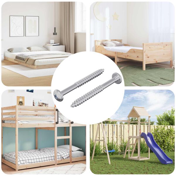 vidaXL &Xi;&upsilon;&lambda;&omicron;&beta;ί&delta;&alpha; 2 pcs &Alpha;&sigma;&eta;&mu;ί 9,8 x 53 mm &Alpha;&tau;&sigma;ά&lambda;&iota;