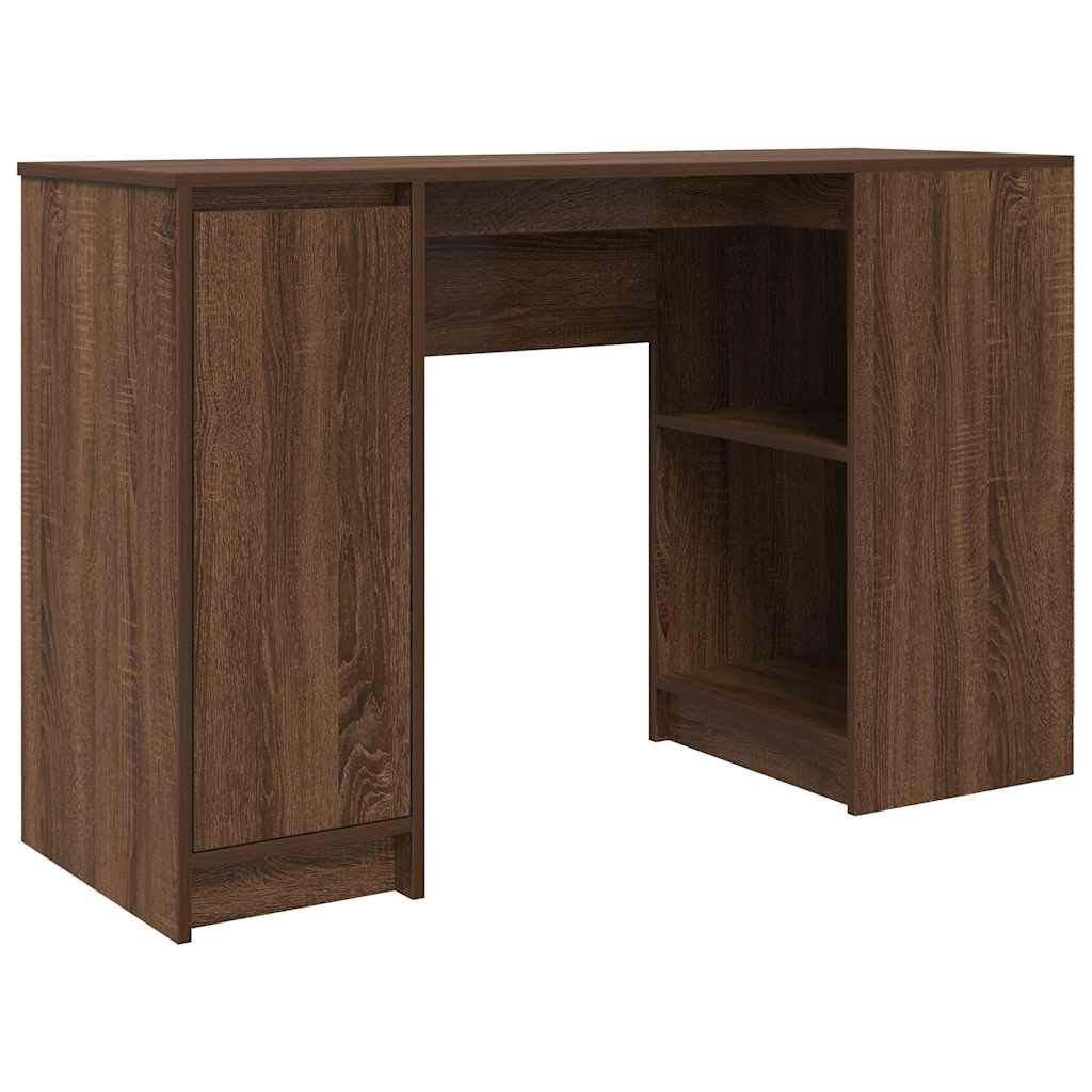 vidaXL Γραφείο Καφέ Δρυς 120x42x76 εκ. από Επεξεργασμένο Ξύλο