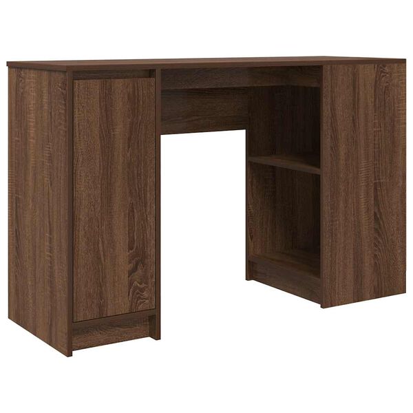 vidaXL Γραφείο Καφέ Δρυς 120x42x76 εκ. από Επεξεργασμένο Ξύλο