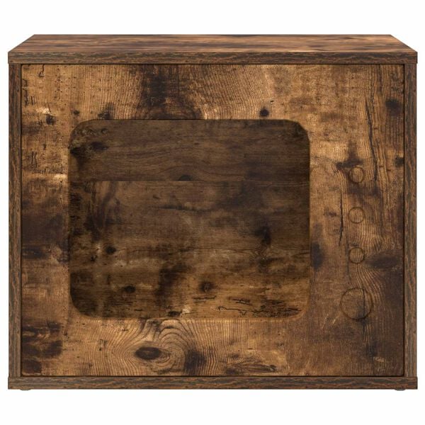 vidaXL &Sigma;&pi;ί&tau;&iota; &Gamma;ά&tau;&alpha;&sigmaf; &Kappa;&alpha;&pi;&nu;&iota;&sigma;&tau;ό &Delta;&rho;ύ&sigmaf; 51 x 30 x 42,5 &epsilon;&kappa; &Epsilon;&pi;&epsilon;&xi;&epsilon;&rho;&gamma;&alpha;&sigma;&mu;έ&nu;&omicron; &xi;ύ&lambda;&omicron;