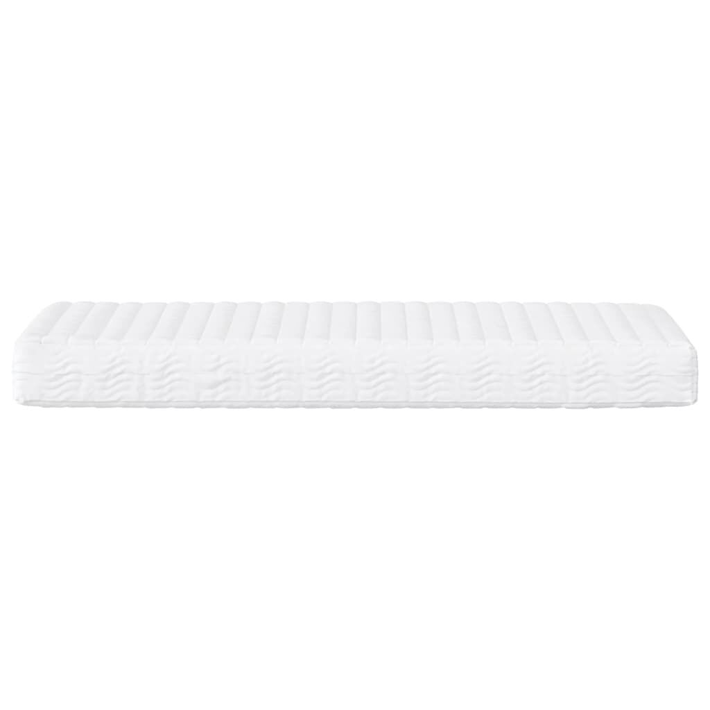 vidaXL Καναπές Κρεβάτι με Στρώμα Σκούρο Γκρι 90 x 190 εκ. Υφασμάτινο