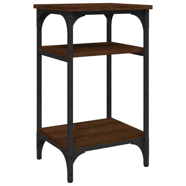 vidaXL Βοηθητικό Τραπέζι Καφέ Δρυς 35 x 30 x 60 εκ. Επεξεργασμένο Ξύλο
