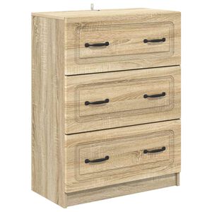 vidaXL &Nu;&tau;&omicron;&upsilon;&lambda;ά&pi;&iota; &mu;&epsilon; &Sigma;&upsilon;&rho;&tau;ά&rho;&iota;&alpha; Sonoma &Delta;&rho;&upsilon;&sigmaf; 66 x 34,5 x 87 &epsilon;&kappa;.