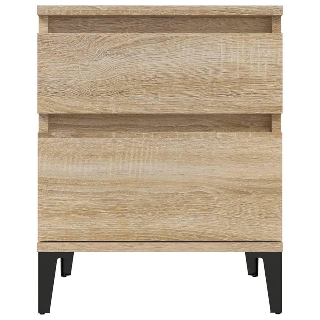 vidaXL Κομοδίνα 2 τεμ. Sonoma Δρυς 40 x 35 x 50 εκ.