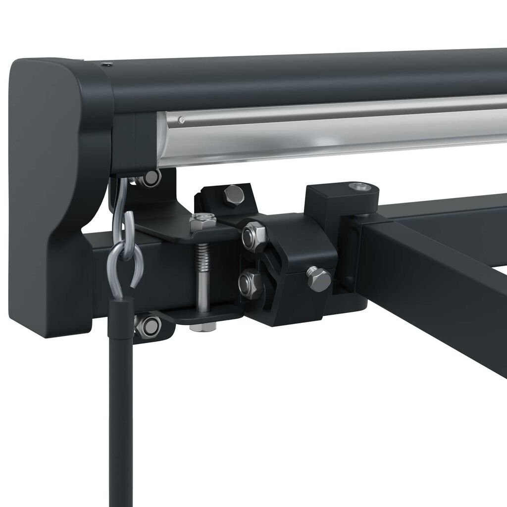 vidaXL Τέντα Κασετίνα Χειροκίνητη Μπλε / Λευκή 350 x 250 εκ.
