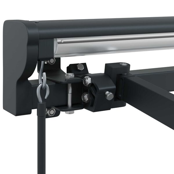 vidaXL Τέντα Κασετίνα Χειροκίνητη Μπλε / Λευκή 350 x 250 εκ.