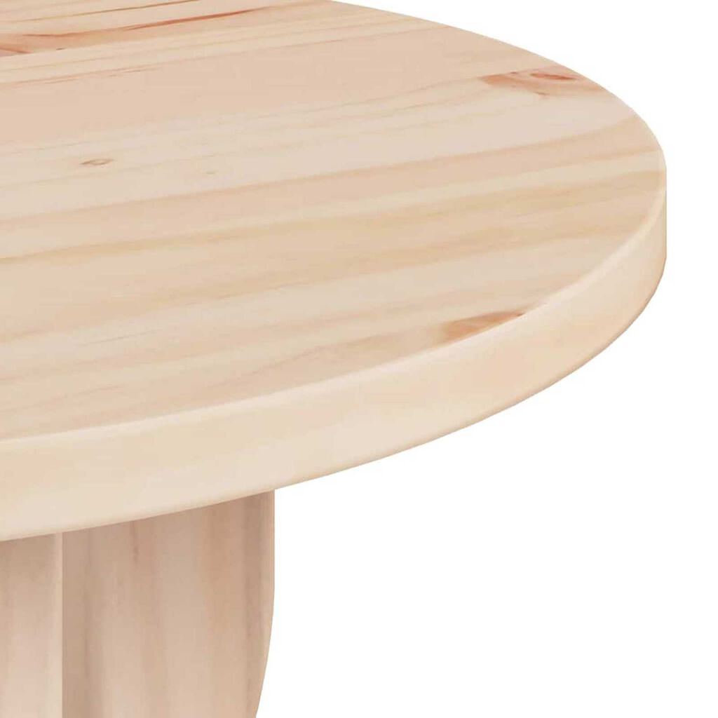 vidaXL Τραπεζάκι Πλευράς Φυσικό 39.5 x 39.5 x 53.5 εκ