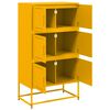 vidaXL Ντουλάπι Μουσταρδί 68,5x38,5x123,5 εκ. από Ατσάλι