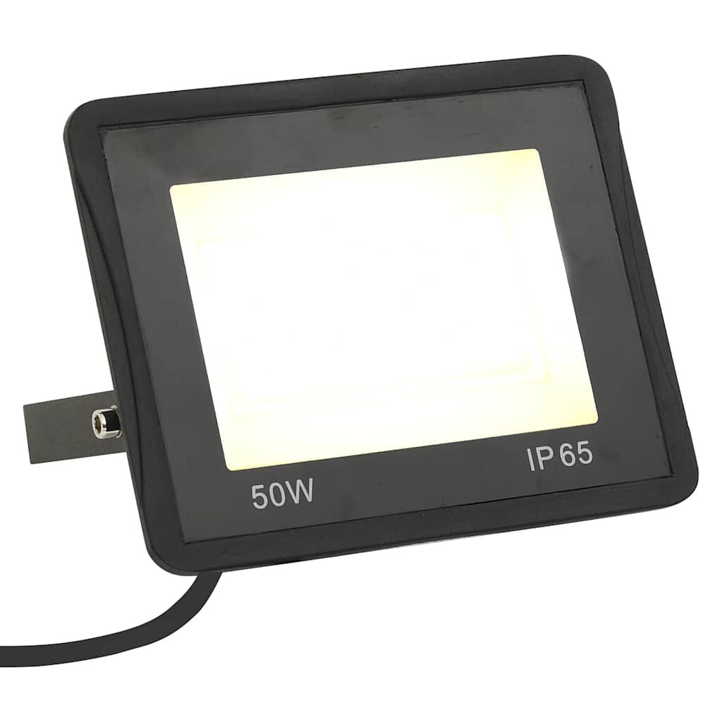 vidaXL Προβολείς LED 2 τεμ. Θερμό Λευκό 50 W