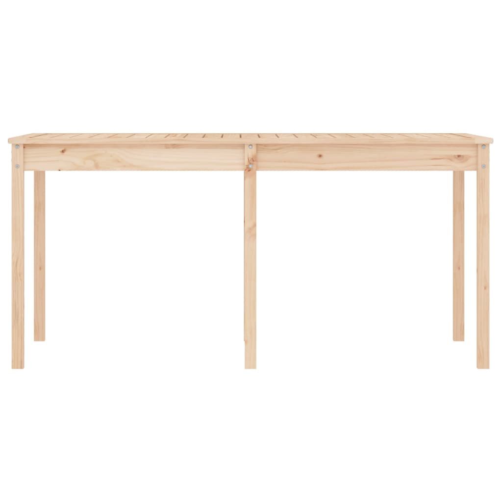 vidaXL Τραπέζι Κήπου 159 x 82,5 x 76 εκ. από Μασίφ Ξύλο Πεύκου