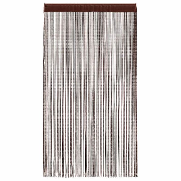 vidaXL Κουρτίνες με Κρόσσια 2 τεμ. Καφέ 100 x 250 εκ.