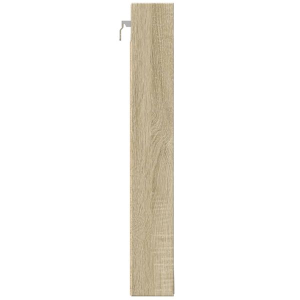 vidaXL Βιτρίνα Χρώμα Sonoma Δρυς 100x8,5x58 εκ. από Επεξεργασμένο Ξύλο