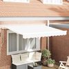 vidaXL Ύφασμα αντικατάστασης τέντας Λευκό 300 x 250 εκ Καραβόπανο