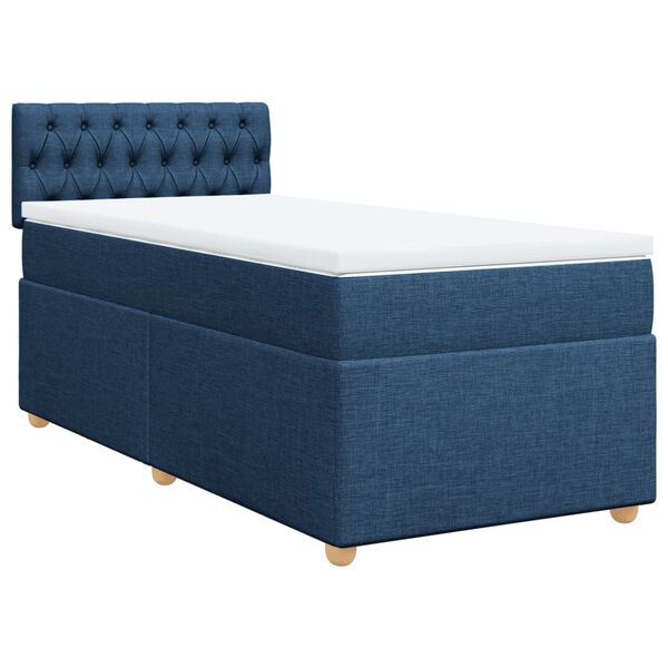 vidaXL &Kappa;&rho;&epsilon;&beta;ά&tau;&iota; Boxspring &mu;&epsilon; &Sigma;&tau;&rho;ώ&mu;&alpha; &Mu;&pi;&lambda;&epsilon; 90x190 &epsilon;&kappa;.&Upsilon;&phi;&alpha;&sigma;&mu;ά&tau;&iota;&nu;&omicron;