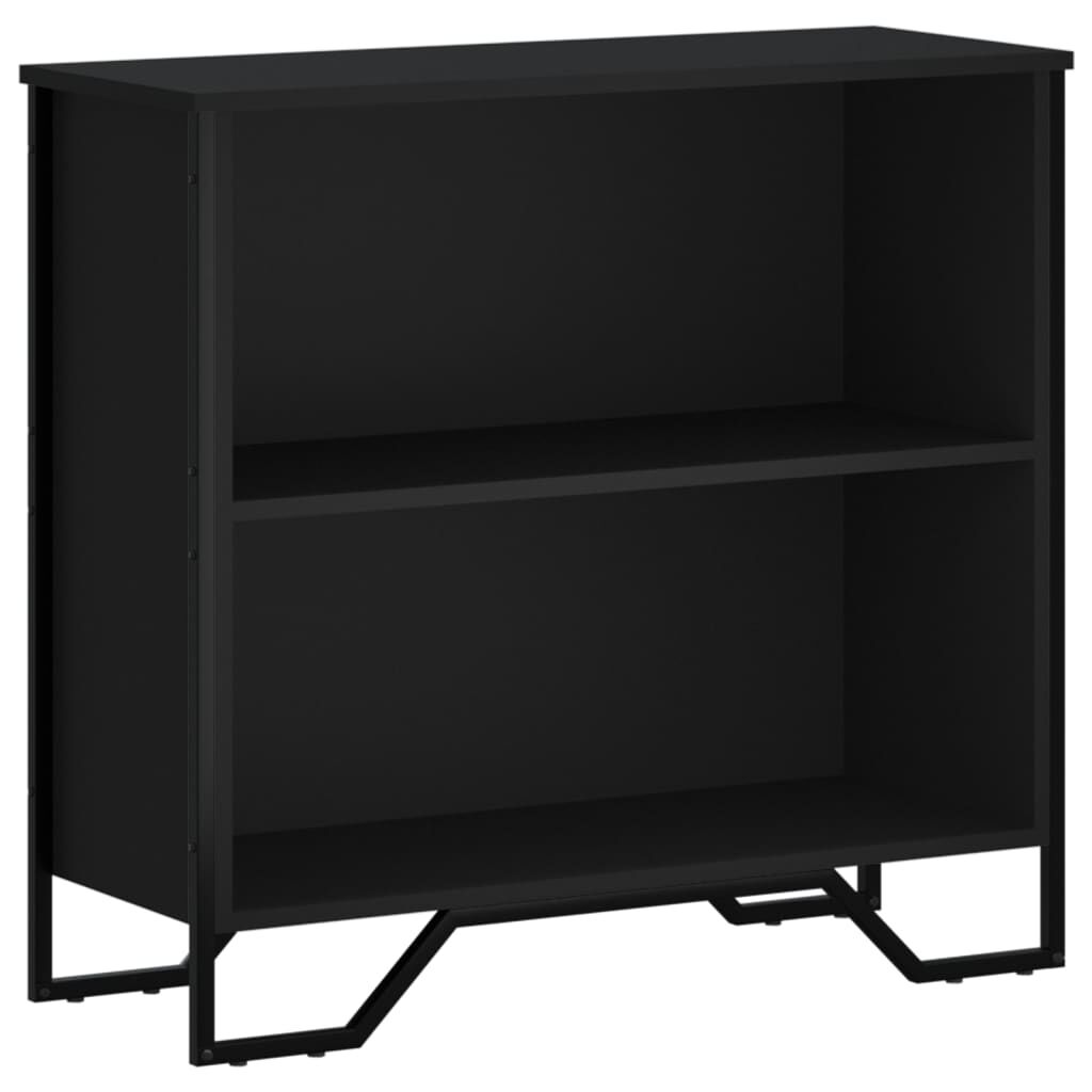 vidaXL Βιβλιοθήκη Μαύρη 80x31x74,5 εκ. από Επεξεργασμένο Ξύλο