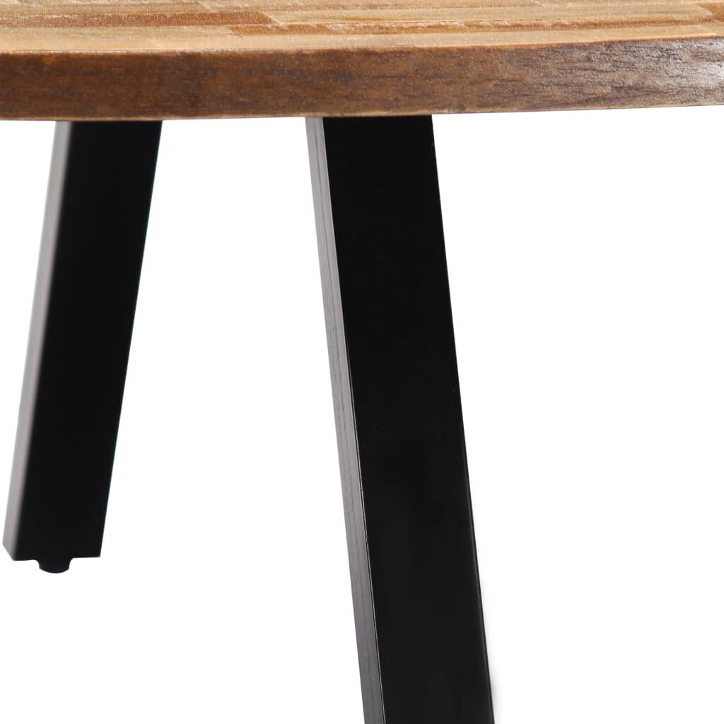vidaXL Τραπεζάκι Σαλονιού Οβάλ 120x60x30 εκ. Μασίφ Ανακυκλωμένο Teak
