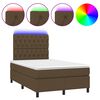 vidaXL &Kappa;&rho;&epsilon;&beta;ά&tau;&iota; Boxspring &mu;&epsilon; &Sigma;&tau;&rho;ώ&mu;&alpha; & LED &Sigma;&kappa;.&Kappa;&alpha;&phi;έ 120x190&epsilon;&kappa;. &Upsilon;&phi;&alpha;&sigma;&mu;ά&tau;&iota;&nu;&omicron;