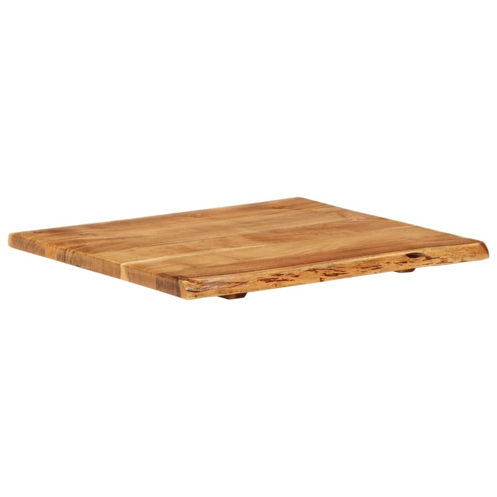 vidaXL Πάγκος Μπάνιου 58x52x2,5 εκ. από Μασίφ Ξύλο Ακακίας