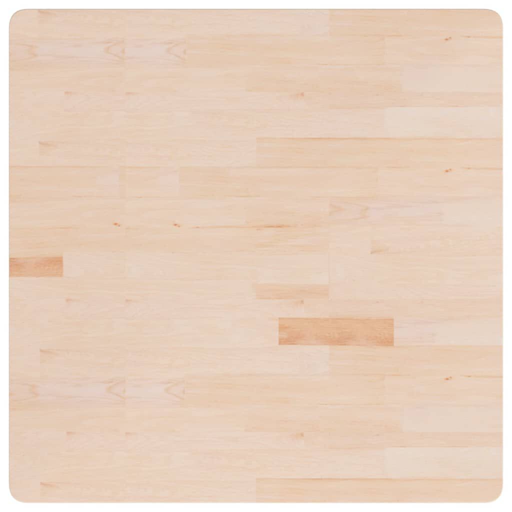 vidaXL Επιφάνεια Τραπεζιού Τετράγωνη 90x90x2,5 εκ. Μασίφ Ξύλο Δρυς
