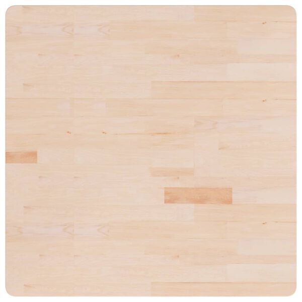 vidaXL Επιφάνεια Τραπεζιού Τετράγωνη 90x90x2,5 εκ. Μασίφ Ξύλο Δρυς