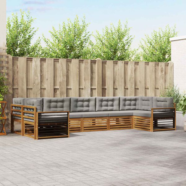 vidaXL &Sigma;&epsilon;&iota;&rho;ά &Kappa;&alpha;&nu;&alpha;&pi;έ &Epsilon;&xi;&omega;&tau;&epsilon;&rho;&iota;&kappa;&omicron;ύ 7 pcs &Phi;&upsilon;&sigma;&iota;&kappa;ό &kappa;&alpha;&iota; &Alpha;&nu;&omicron;&iota;&chi;&tau;ό &Gamma;&kappa;&rho;&iota;