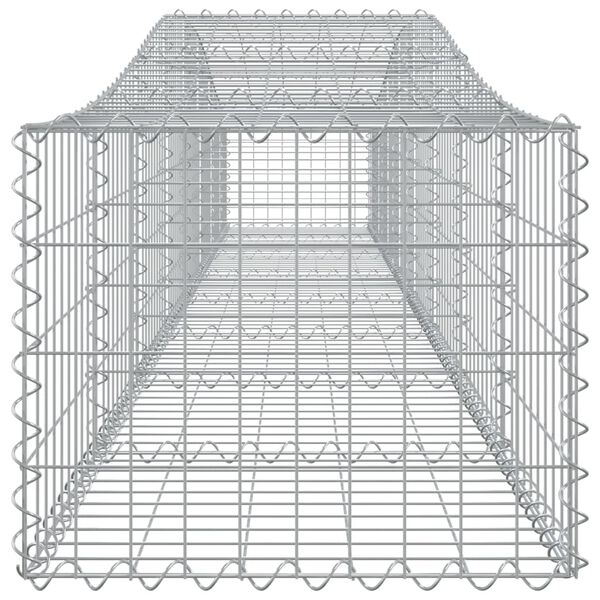 vidaXL Συρματοκιβώτιο Τοξωτό 400x50x40/60εκ. από Γαλβανισμένο Χάλυβα