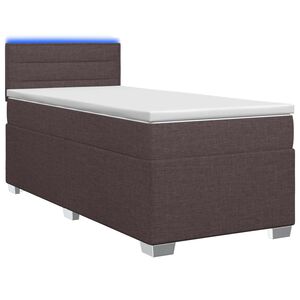 vidaXL &Kappa;&rho;&epsilon;&beta;ά&tau;&iota; Box Spring &mu;&epsilon; &Sigma;&tau;&rho;ώ&mu;&alpha; &kappa;&alpha;&iota; LED &Sigma;&kappa;&omicron;ύ&rho;&omicron; &Kappa;&alpha;&phi;έ 80 x 200 cm