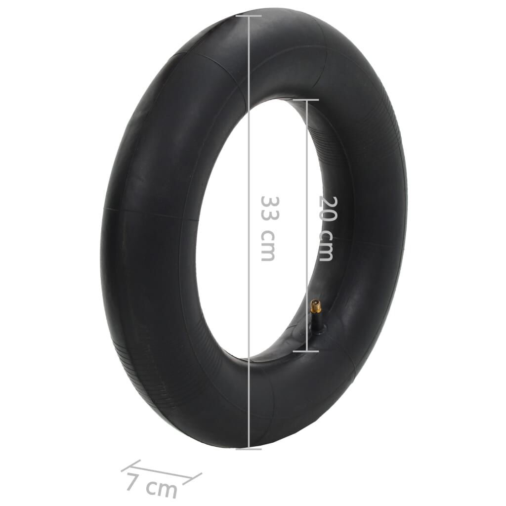vidaXL Σαμπρέλες Καροτσιού 2 τεμ. 3.50-8/16x4/4.00-8/400x100 Καουτσούκ