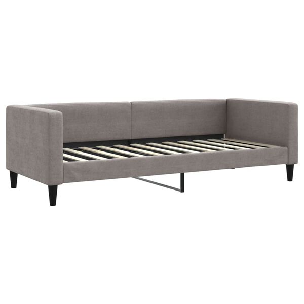 vidaXL Καναπές Κρεβάτι Συρόμενος Taupe 80 x 200 εκ. Υφασμάτινος