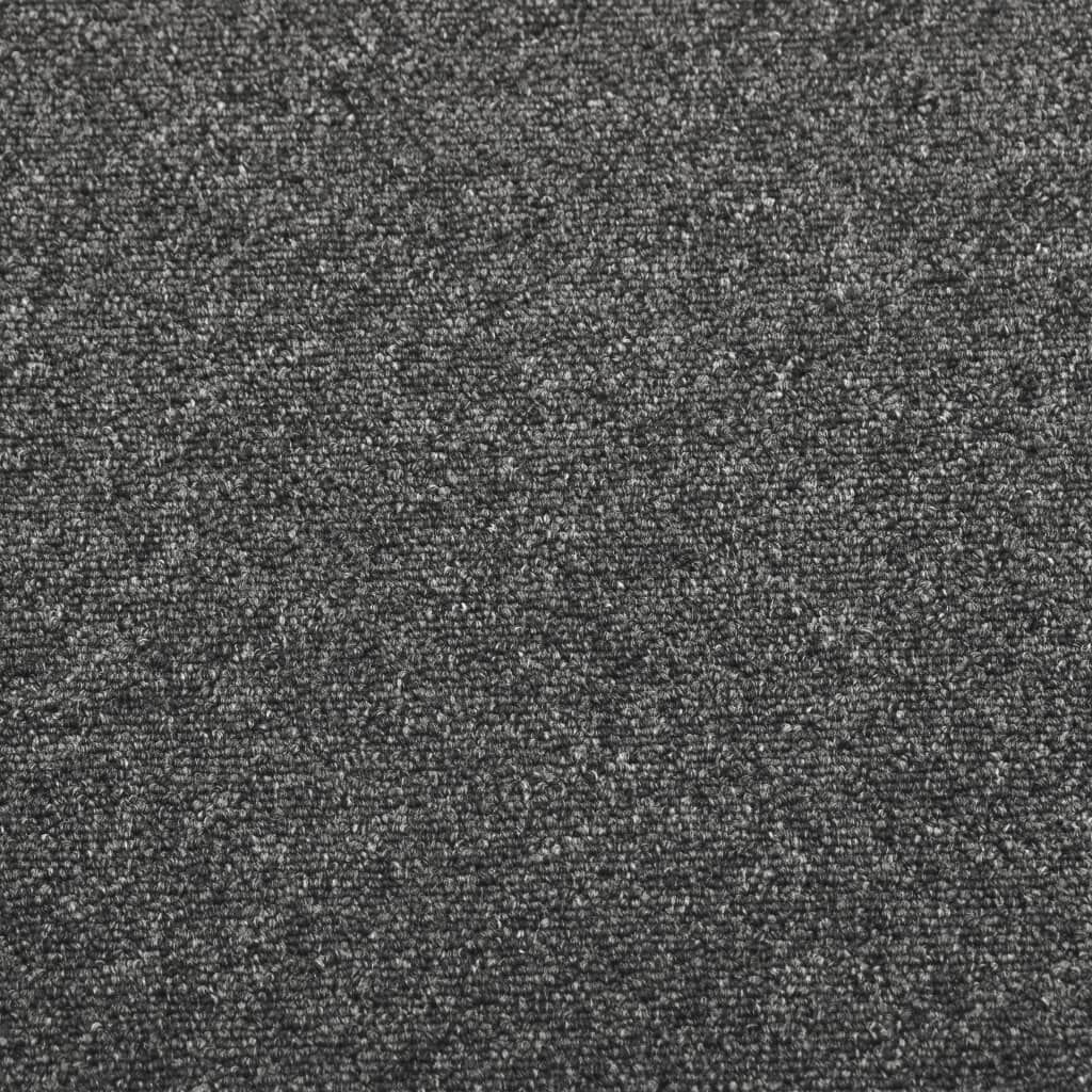 vidaXL Μοκέτα Πλακάκι 20 τεμ. Ανθρακί 5 μ² 50x50 εκ.