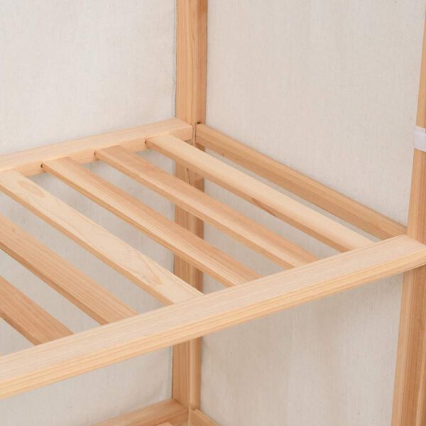 vidaXL &Nu;&tau;&omicron;&upsilon;&lambda;ά&pi;&alpha; &Rho;&omicron;ύ&chi;&omega;&nu; &mu;&epsilon; 3 &Rho;ά&phi;&iota;&alpha; 79 x 40 x 170 &epsilon;&kappa;.