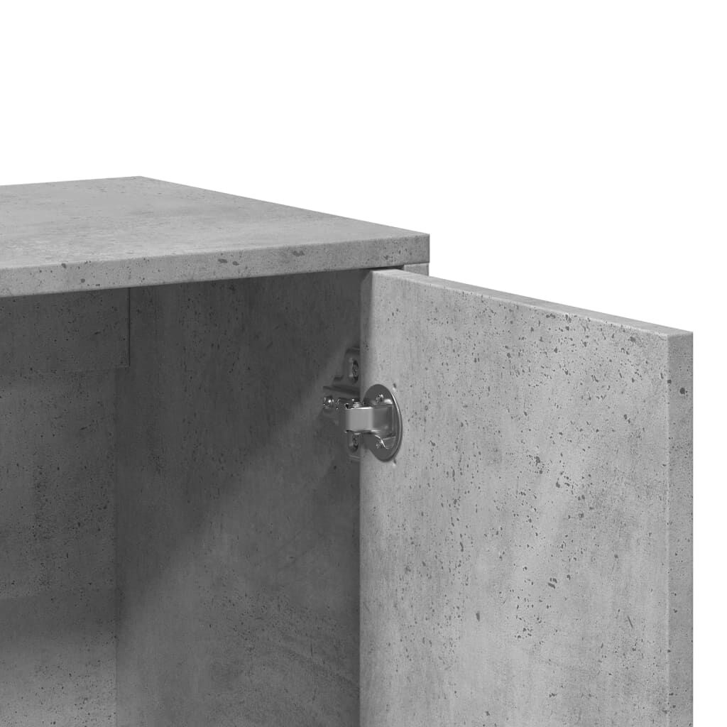 vidaXL Βοηθητικά Ντουλάπια 2 τεμ. Γκρι Σκυρ. 60x31x70εκ Επεξεργ. Ξύλο