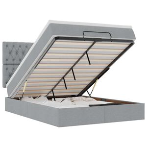 vidaXL &Omicron;&theta;&omega;&mu;&alpha;&nu;&iota;&kappa;ό &kappa;&rho;&epsilon;&beta;ά&tau;&iota; &mu;&epsilon; &sigma;&tau;&rho;ώ&mu;&alpha; &alpha;&nu;&omicron;&iota;&chi;&tau;ό &gamma;&kappa;&rho;&iota; 140x200cm ύ&phi;&alpha;&sigma;&mu;&alpha;