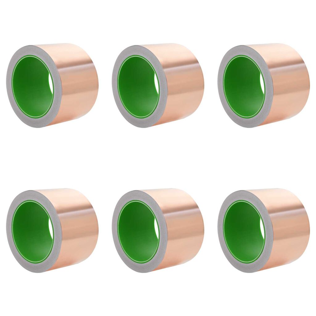 vidaXL Χαλκοταινία 6 pcs Χάλκινο 2000 x 5 εκ