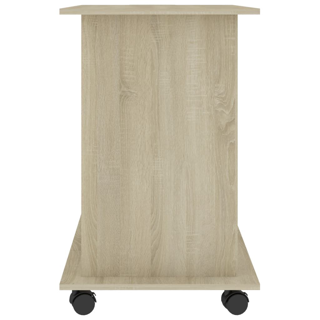 vidaXL Γραφείο Υπολογιστή Sonoma Δρυς 80 x 50 x 75 εκ. από Επεξ. Ξύλο