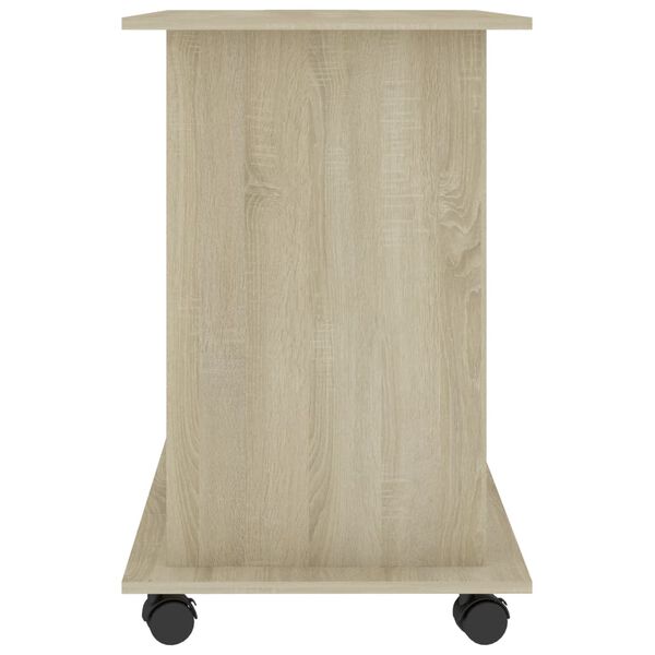 vidaXL Γραφείο Υπολογιστή Sonoma Δρυς 80 x 50 x 75 εκ. από Επεξ. Ξύλο