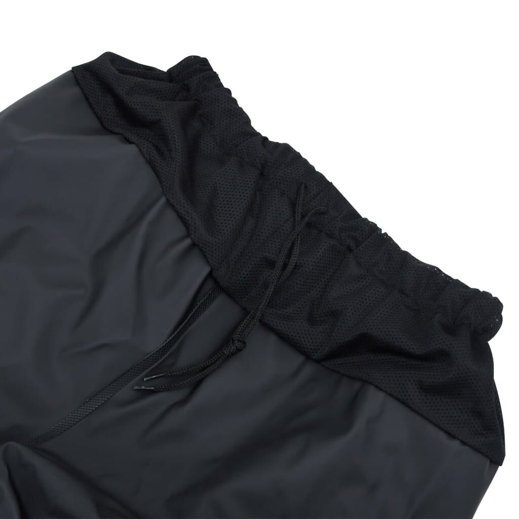 vidaXL Waist Waders με μπότες Μαύρο μέγεθος 44