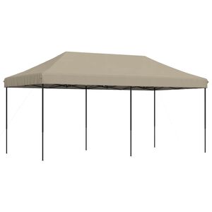 vidaXL &Sigma;&kappa;&eta;&nu;ή &Pi;ά&rho;&tau;&upsilon; 292 x 580 x 315 &epsilon;&kappa; Taupe Ύ&phi;&alpha;&sigma;&mu;&alpha; Ό&xi;&phi;&omicron;&rho;&nu;&tau;
