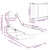 vidaXL Πτυσσόμενη ξαπλώστρα 2 pcs Πράσινο 182 x 55 x 85.5 εκ.