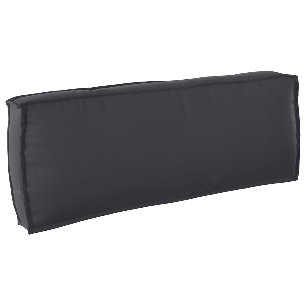 vidaXL Σετ Μάλλινων Μαξιλαριών 3 Τεμαχίων Μαύρο Oxford Fabric